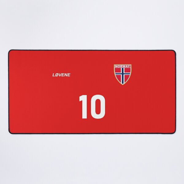 Norway National Football Team Soccer Retro Lovene Number 10 Football Essential T-Shirt | Redbubble