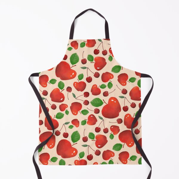 Item preview, Fruit Juicy Apples Red Green Pink Cute Seamless Pattern designed and sold by StudioAkubi.