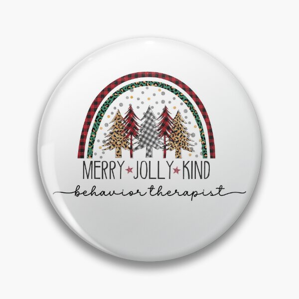 Item preview, Behavior Therapist Merry Jolly Kind Christmas Design for RBT, Registered Behavior Technician designed and sold by VisionaryABA.