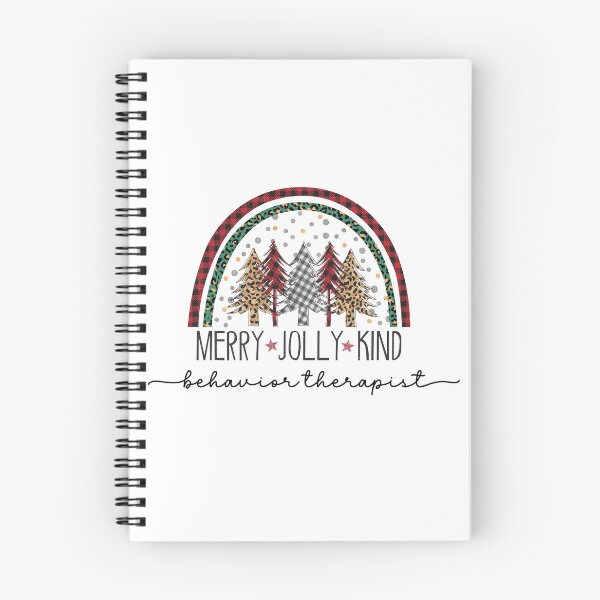 Item preview, Behavior Therapist Merry Jolly Kind Christmas Design for RBT, Registered Behavior Technician designed and sold by VisionaryABA.