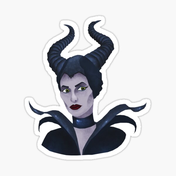 Maleficent Stickers Sticker For Sale By Flewory Redbubble