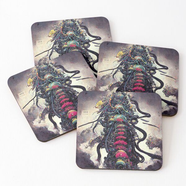 Item preview, Centipede Tower  Tecno Noir Cyber Punk Demon Hunter designed and sold by esotericorigins.