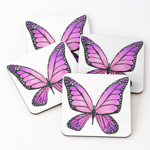 Item preview, Butterflies - Pink and Blue designed and sold by Marie Funseth.