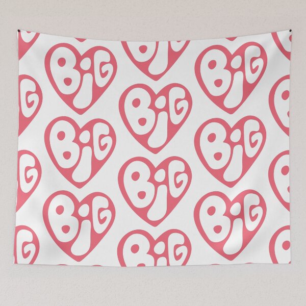 Item preview,  Big Little Sorority Reveal Big Pink Heart designed and sold by Littlebabymouse.