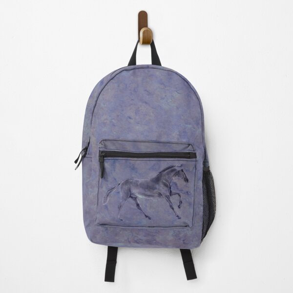 Item preview, Galloping horse 4 - purple mottled background designed and sold by SylvieG18.