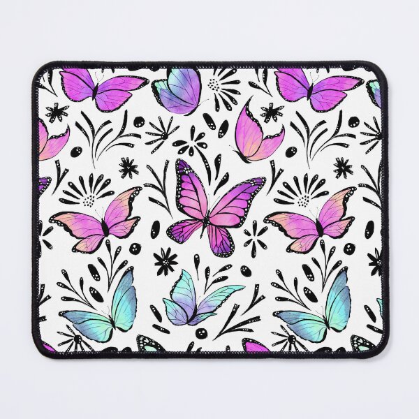 Item preview, Butterflies - Pink and Blue designed and sold by Marie Funseth.