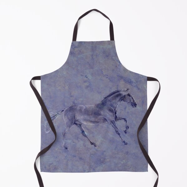 Item preview, Galloping horse 4 - purple mottled background designed and sold by SylvieG18.