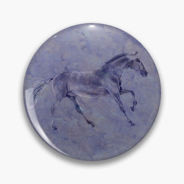 Item preview, Galloping horse 4 - purple mottled background designed and sold by SylvieG18.