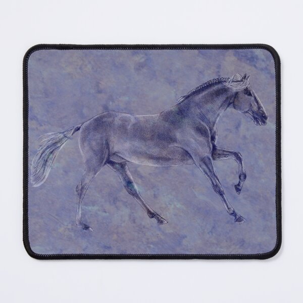 Item preview, Galloping horse 4 - purple mottled background designed and sold by SylvieG18.