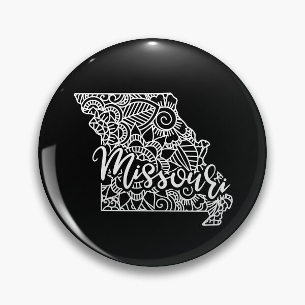 Item preview, Missouri Black And White Map designed and sold by OutcastBrain.