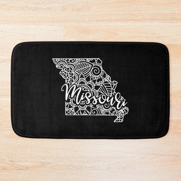 Item preview, Missouri Black And White Map designed and sold by OutcastBrain.