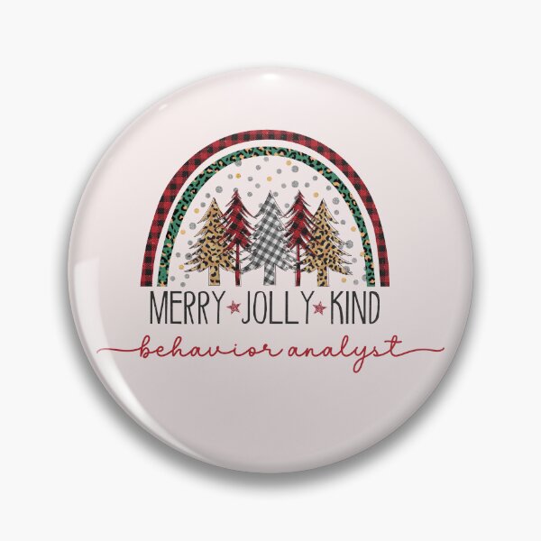 Item preview, Behavior Analyst Merry Jolly Kind Christmas Design for BCBA designed and sold by VisionaryABA.