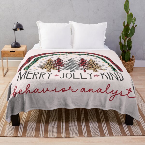 Item preview, Behavior Analyst Merry Jolly Kind Christmas Design for BCBA designed and sold by VisionaryABA.
