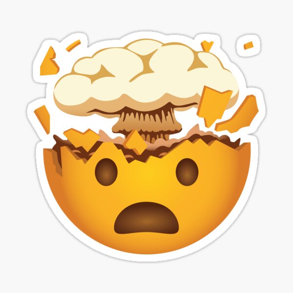 Mind Blown Stickers | Redbubble