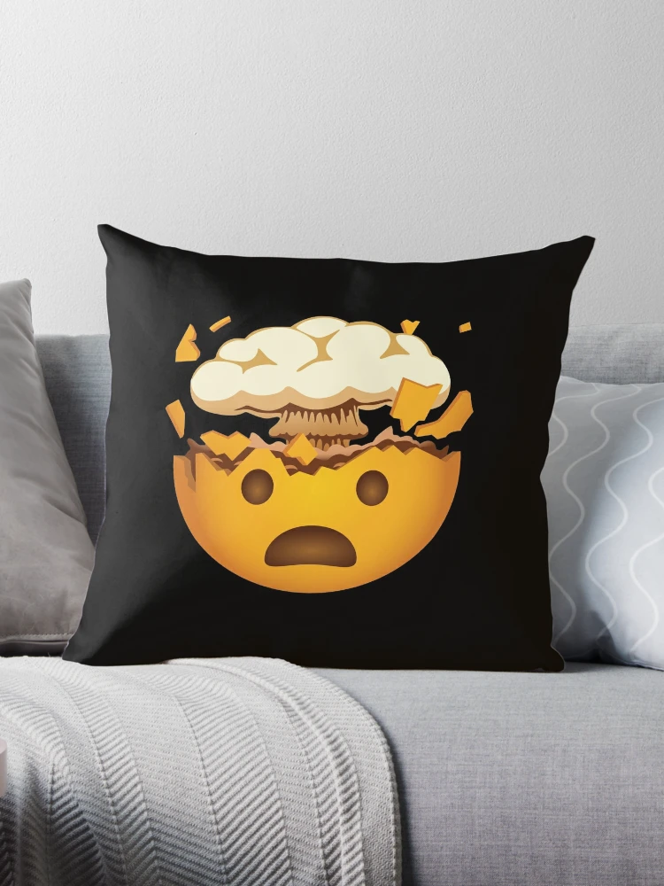 Moyai Emoji Throw Pillow  Editing pictures, Throw pillows, Emoji meme
