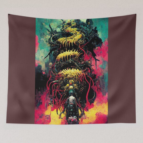 Item preview, Centipede Venom Samurai  Tecno Noir Cyber Punk Demon Hunter designed and sold by esotericorigins.