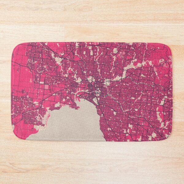 Item preview, Melbourne City Map of Australia - Blossom designed and sold by deMAP.