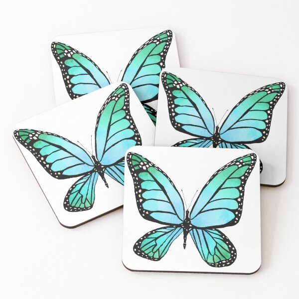 Item preview, Butterflies - Blue and Yellow designed and sold by Marie Funseth.