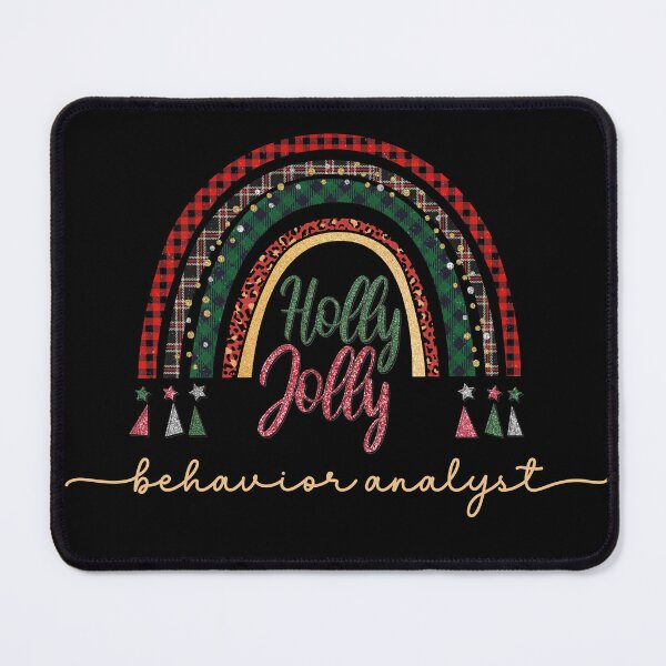 Item preview, Behavior Analyst Merry Jolly Kind Christmas Design for BCBA designed and sold by VisionaryABA.