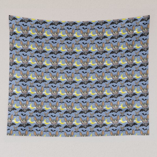 Item preview, Copy of Bat Boy Repeating Pattern with Blue Background designed and sold by FlippinTurtles.