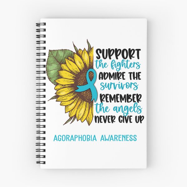Item preview, Agoraphobia Awareness - Support the Fighters Admire the Survivors Remember the Angels Never Give Up designed and sold by whlrcheryl.
