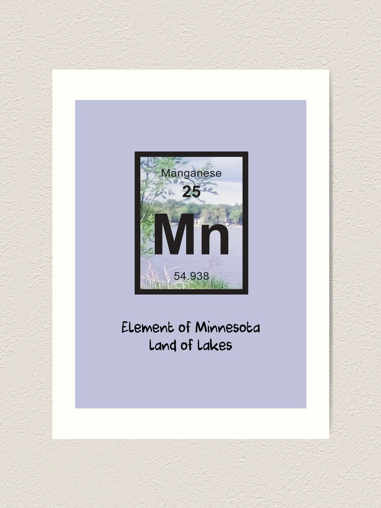 "MN State Abbreviation for Minnesota Periodic Table of Elements