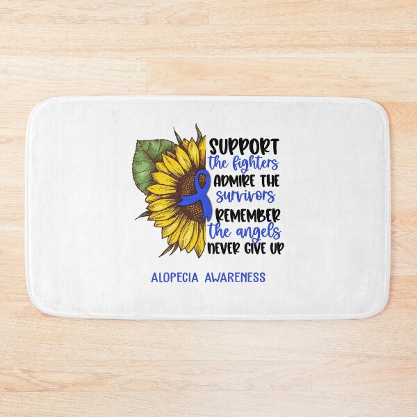 Item preview, Alopecia Awareness - Support the Fighters Admire the Survivors Remember the Angels Never Give Up designed and sold by whlrcheryl.
