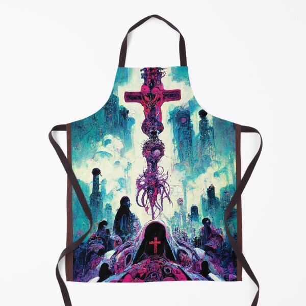 Item preview, Apocalyptic Religion - Tecno Noir Cyber Punk Demon Hunter designed and sold by esotericorigins.