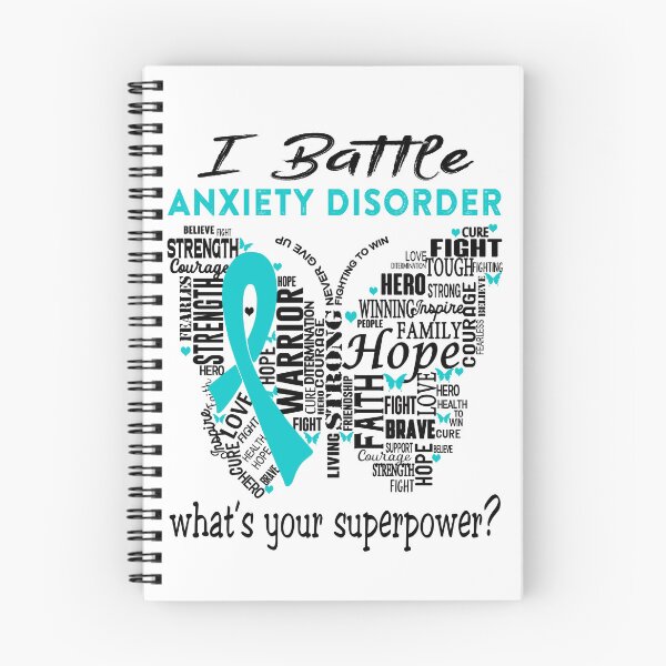 Item preview, Anxiety Disorder Warrior - I Battle Anxiety Disorder What is your Superpower? designed and sold by KirstybShop.