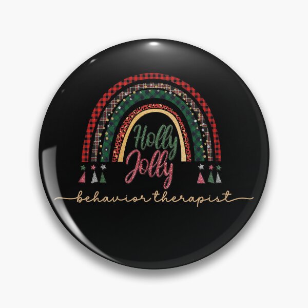Item preview, Behavior Therapist Merry Jolly Kind Christmas Design for RBT, Registered Behavior Technician designed and sold by VisionaryABA.