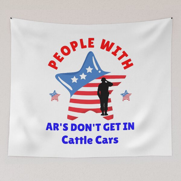Item preview, people ar's don't get in cattle cars, funny people with ar's classic designed and sold by Trucker10.