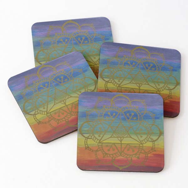 Item preview, REJUVENATION MANDALA ~ SACRED GEOMETRY FOR THE SOUL~ CHAKRA COLORS designed and sold by Ann Chatfield.