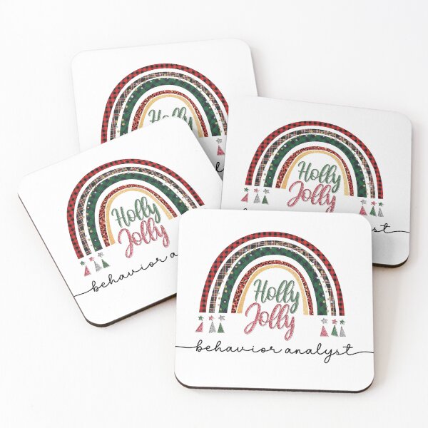 Item preview, Holly Jolly Behavior Analyst Christmas Design for BCBA designed and sold by VisionaryABA.