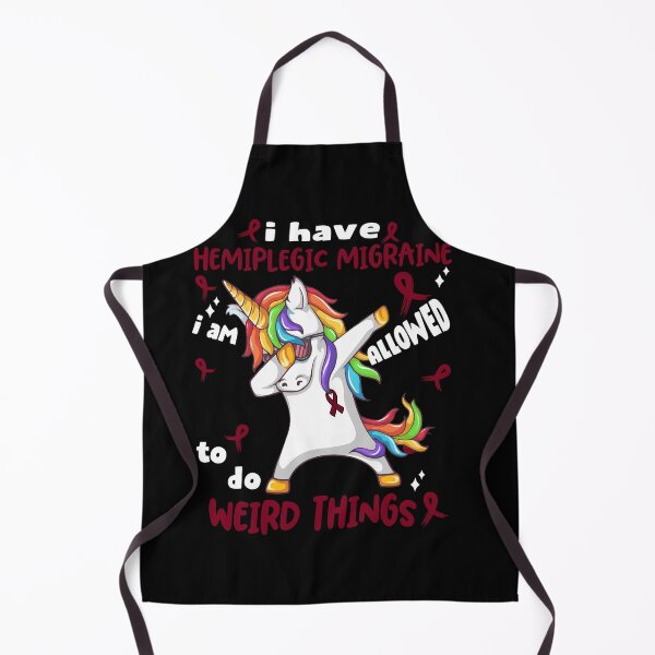 Item preview, Hemiplegic Migraine Awareness Funny I have Hemiplegic Migraine i'm allowed to do Weird Things! designed and sold by JanetShop809.