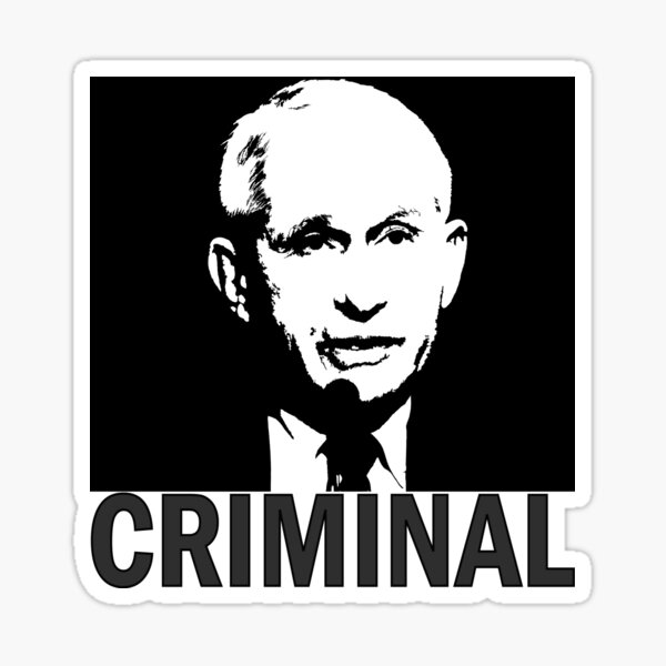 Item preview, Fauci Criminal designed and sold by PaxWorkshop.