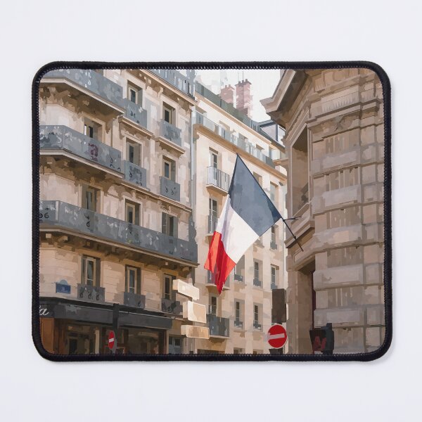 Item preview, French Flag on Building - Watercolour Style designed and sold by WWWC2288.