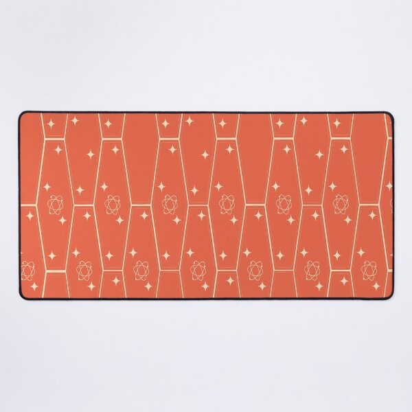 Item preview, Mid-Century Modern Elongated Hexagon Atomic Star Pattern 1.0 designed and sold by Old Urban Farmhouse Design Studio.