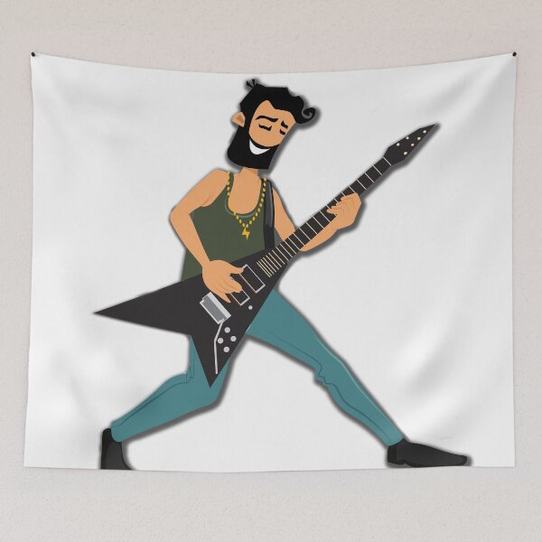 Item preview, rock star guitarist, guitarist, music, rock, guitar designed and sold by SUNDigital123.