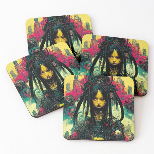 Item preview, Crocadile Rasta Pirate Samurai Tecno Noir Cyber Punk Demon Hunter designed and sold by esotericorigins.