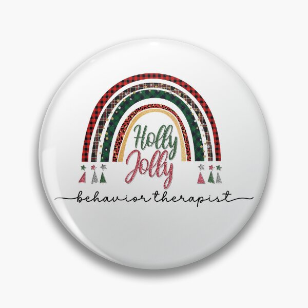 Item preview, Holly Jolly Behavior Therapist Christmas Design for RBT, Registered Behavior Technician designed and sold by VisionaryABA.