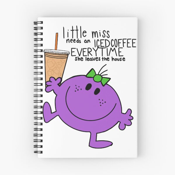 Item preview, Little miss iced coffee purple designed and sold by bellylynn.