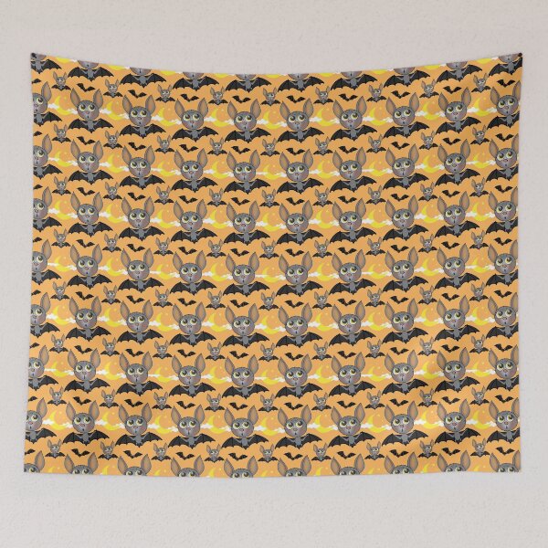 Item preview,  Copy of Bat Boy Repeating Pattern with Orange Background designed and sold by FlippinTurtles.