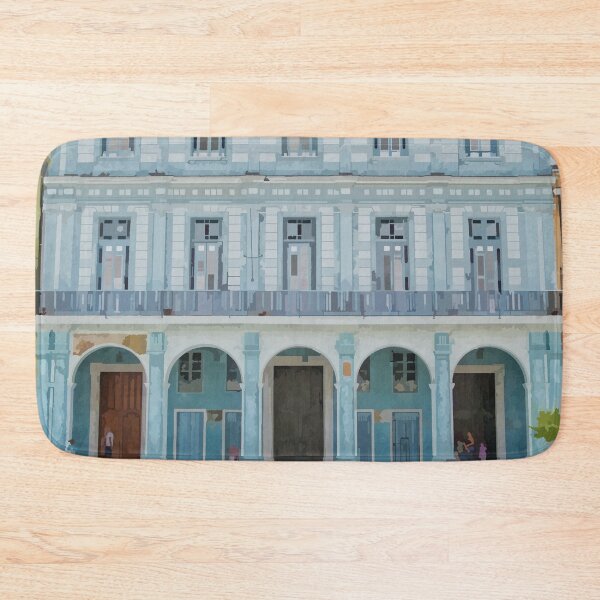 Item preview, Colorful Cuban Building - Watercolor Style designed and sold by WWWC2288.