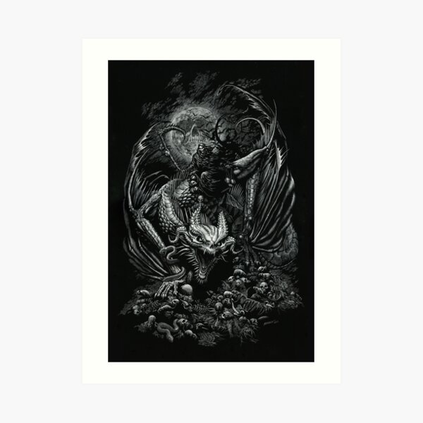 Death Dragon Art Print