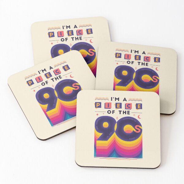 Item preview, I'm A Piece Of The 90s - Essential 90s Vintage T-shirt Design designed and sold by YABODesigns.