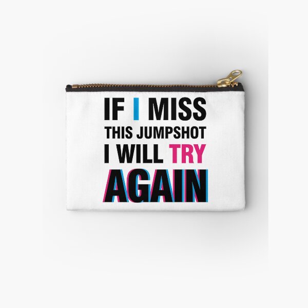 Item preview, If i miss this jumpshot i will try again glitch black text designed and sold by bolkibox.