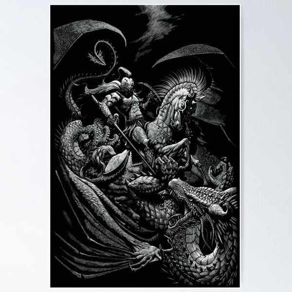 St. George and the Dragon Poster