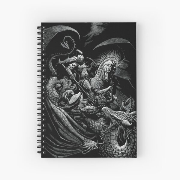 St. George and the Dragon Spiral Notebook