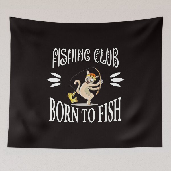 Item preview, Born to Fish Fishing Club Sign designed and sold by karyalangit.