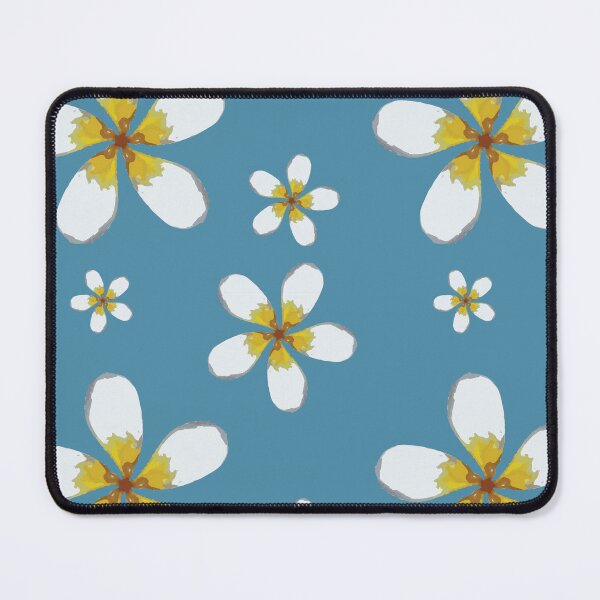 Item preview, Plumeria Floral Pillow, by DAM Creative, designed and sold by DAM Creative ⭐⭐⭐⭐⭐.